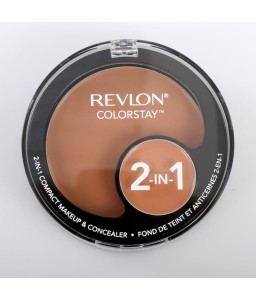Revlon ColorStay 2-In-1 Compact Makeup & Concealer, Caramel