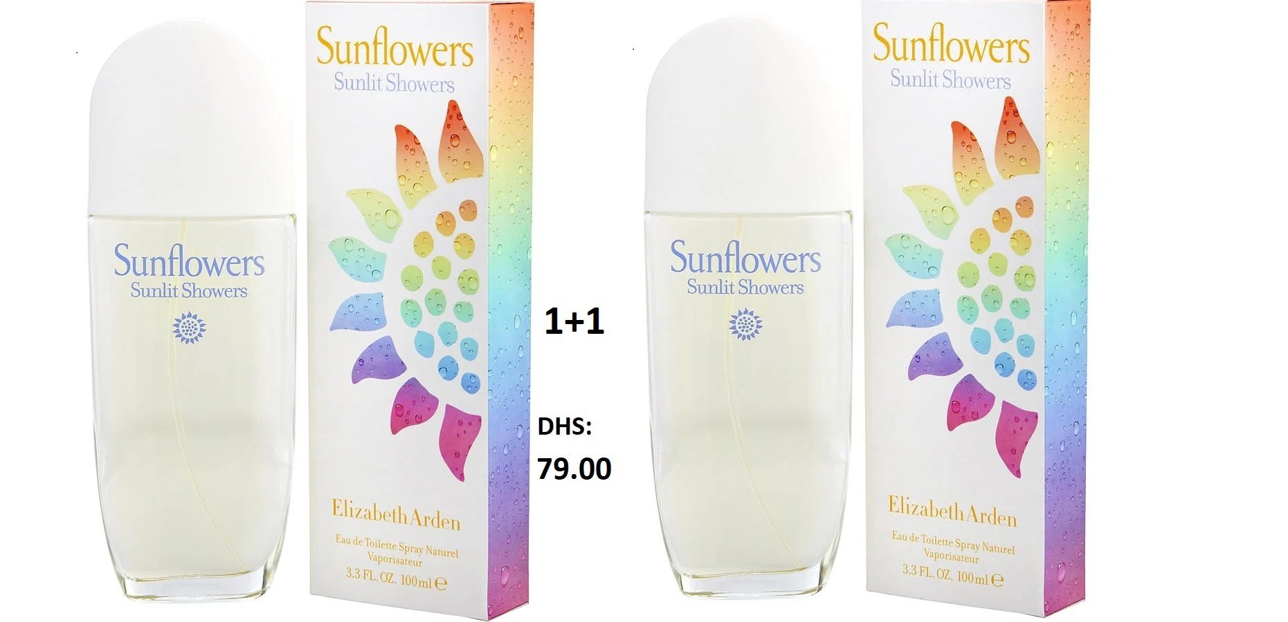 Elizabeth Arden Sunflower Sunlit Showers 100 Ml + 100ml